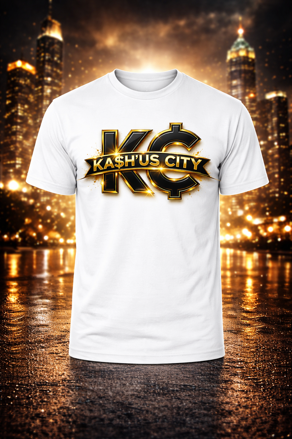 Men's Kash'Us City Signature Logo Tee