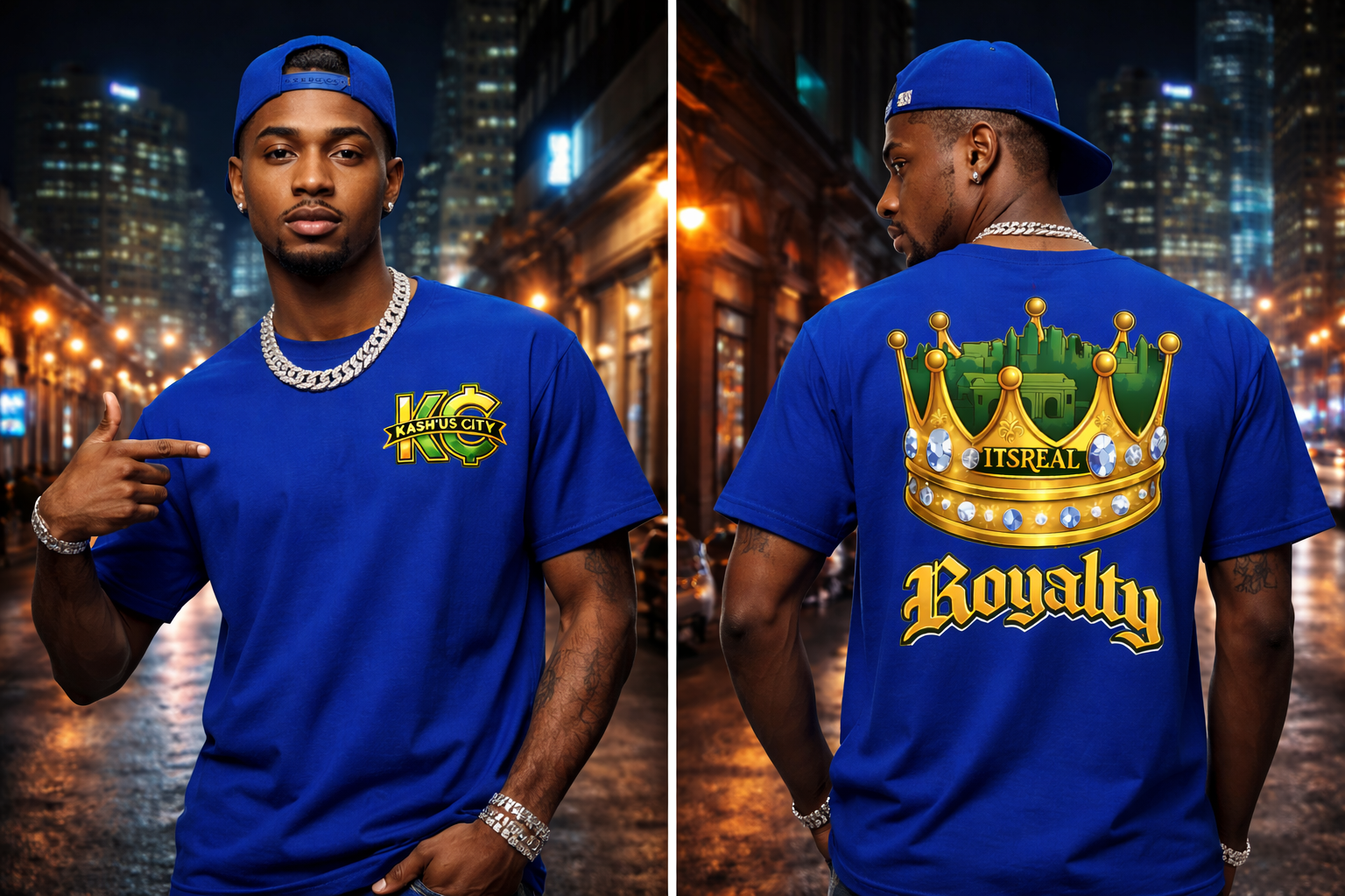 Men's Kash'Us City Royalty Tee