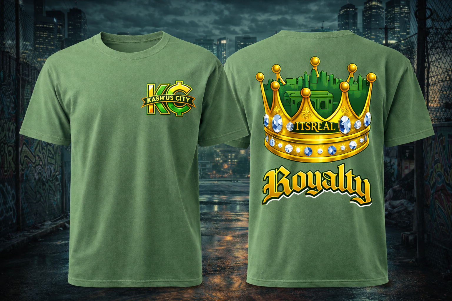 Men's Kash'Us City Royalty Tee