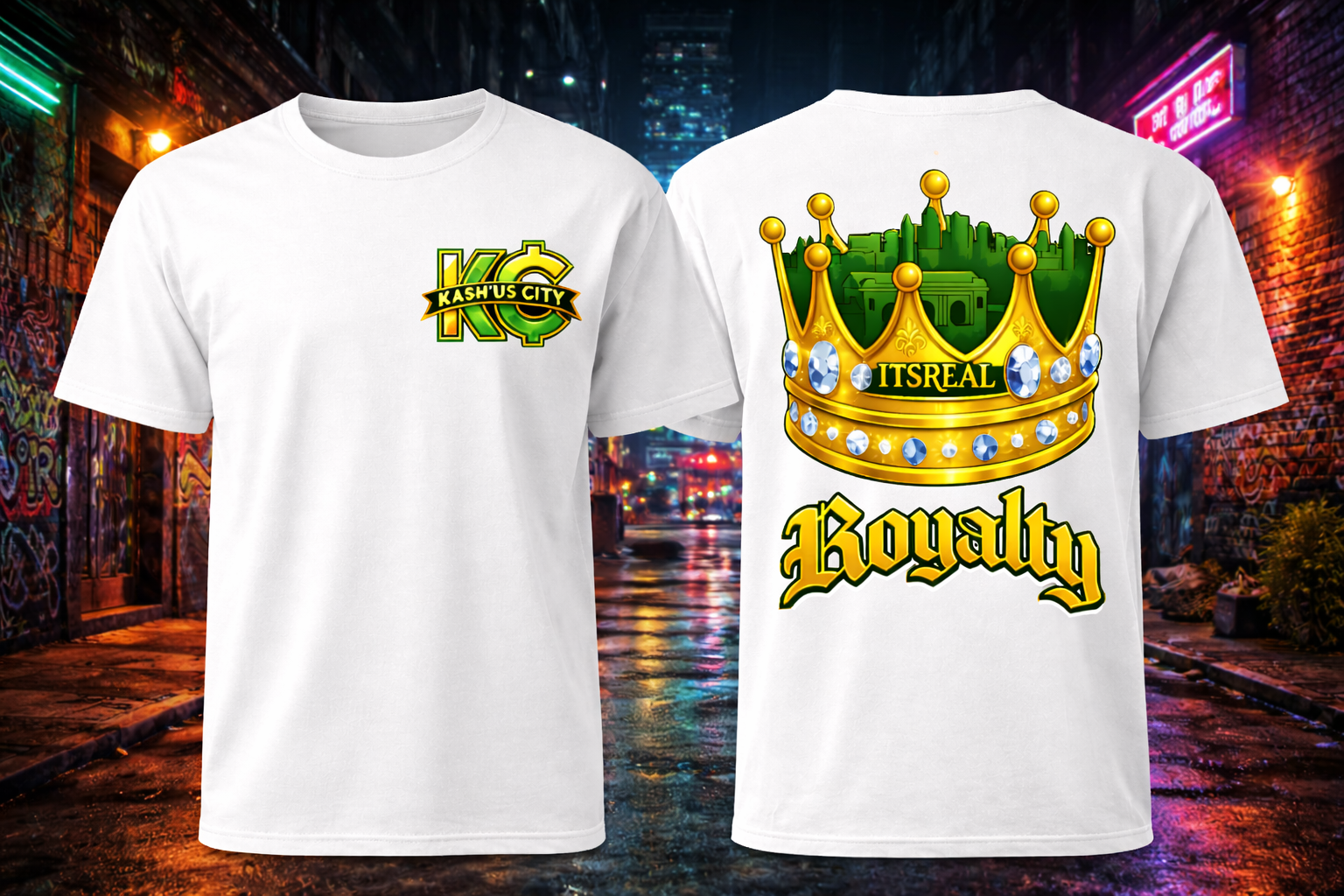 Men's Kash'Us City Royalty Tee