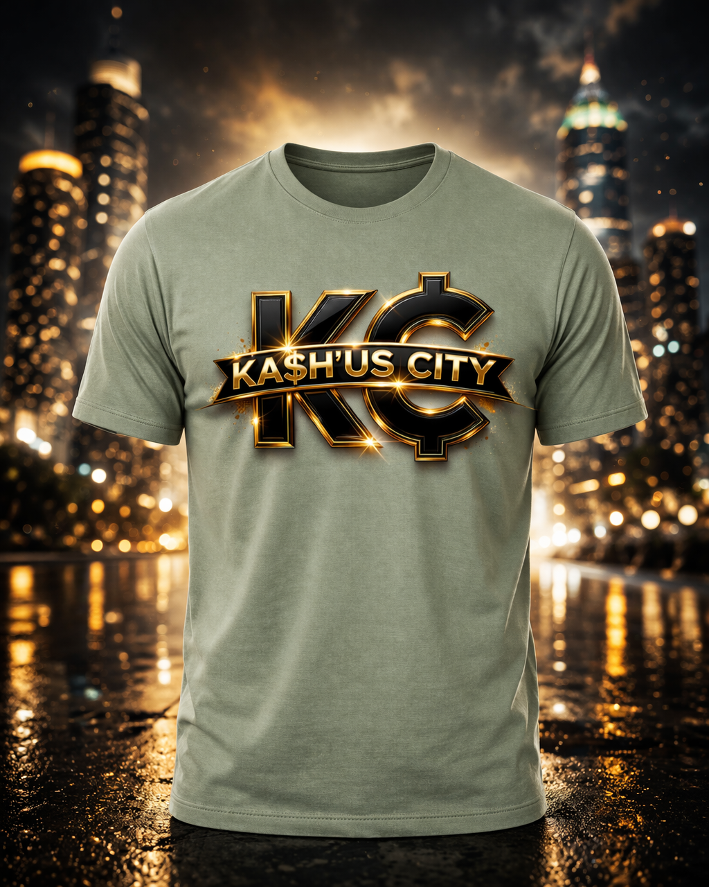 Men's Kash'Us City Signature Logo Tee