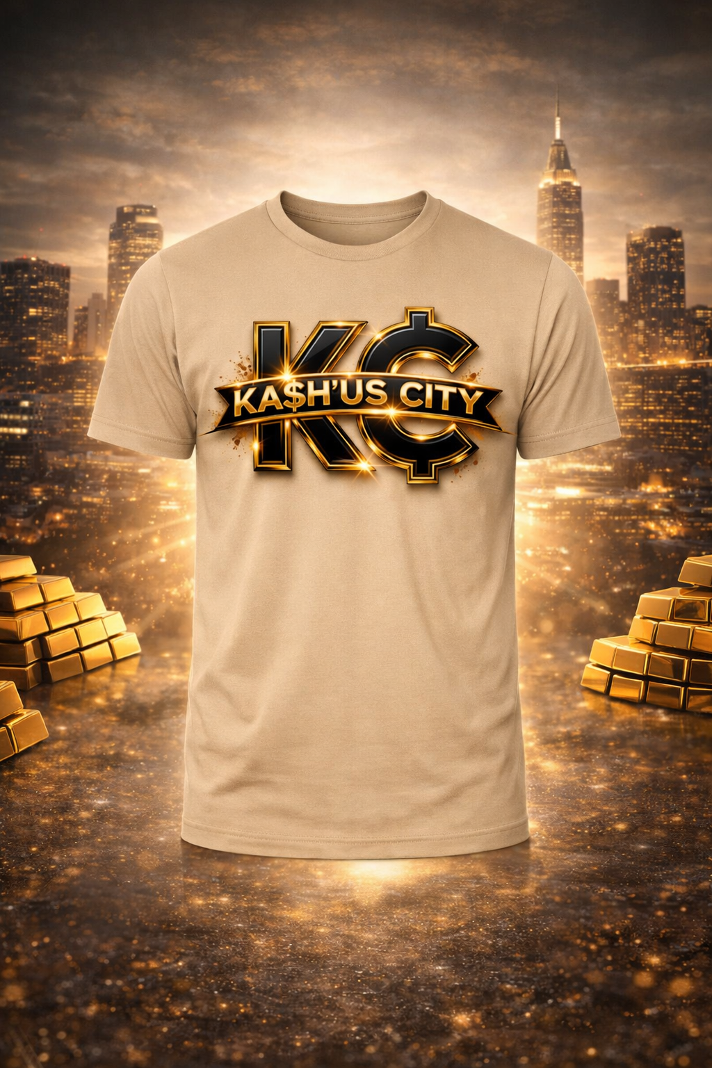 Men's Kash'Us City Signature Logo Tee