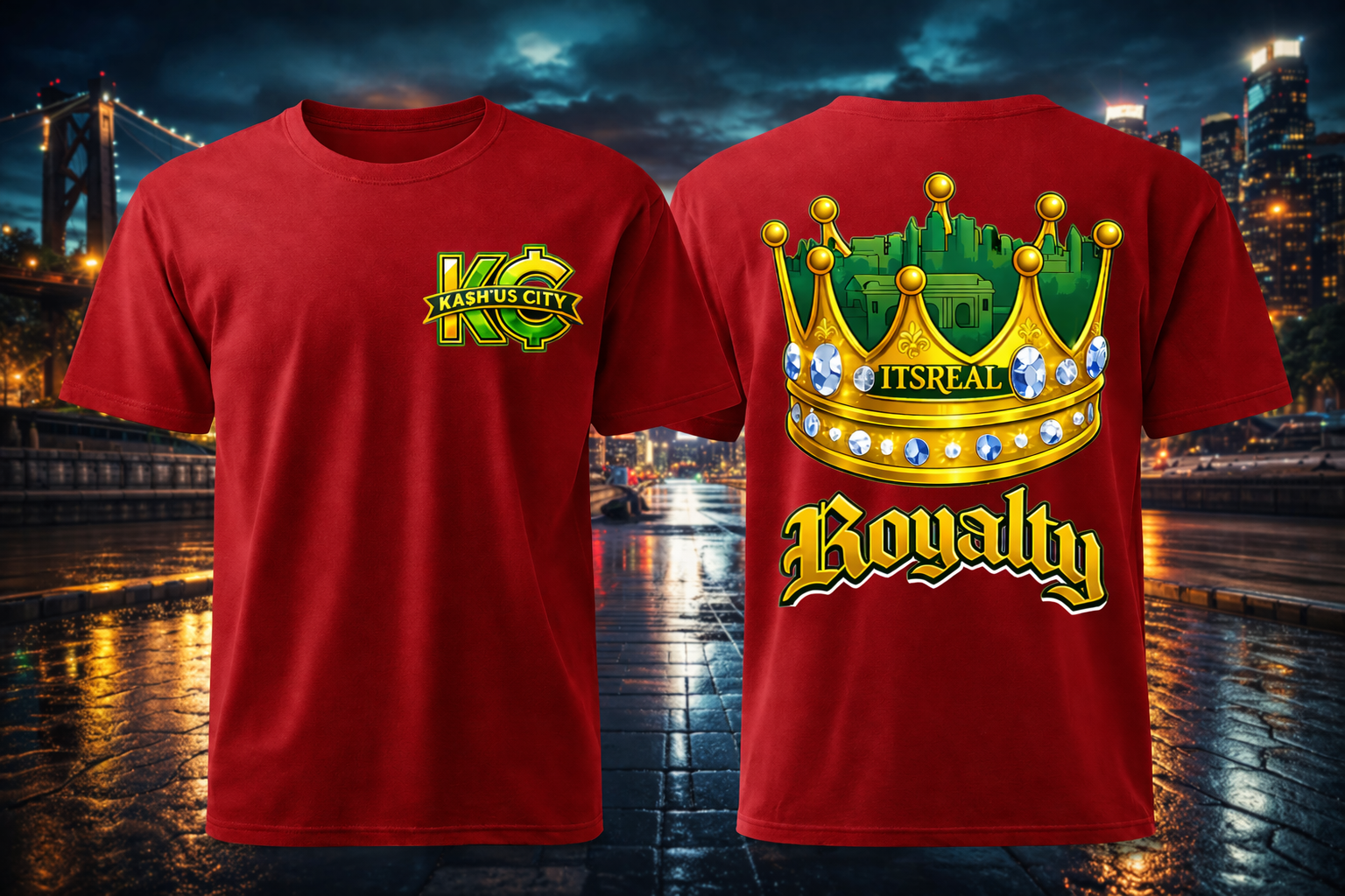 Men's Kash'Us City Royalty Tee
