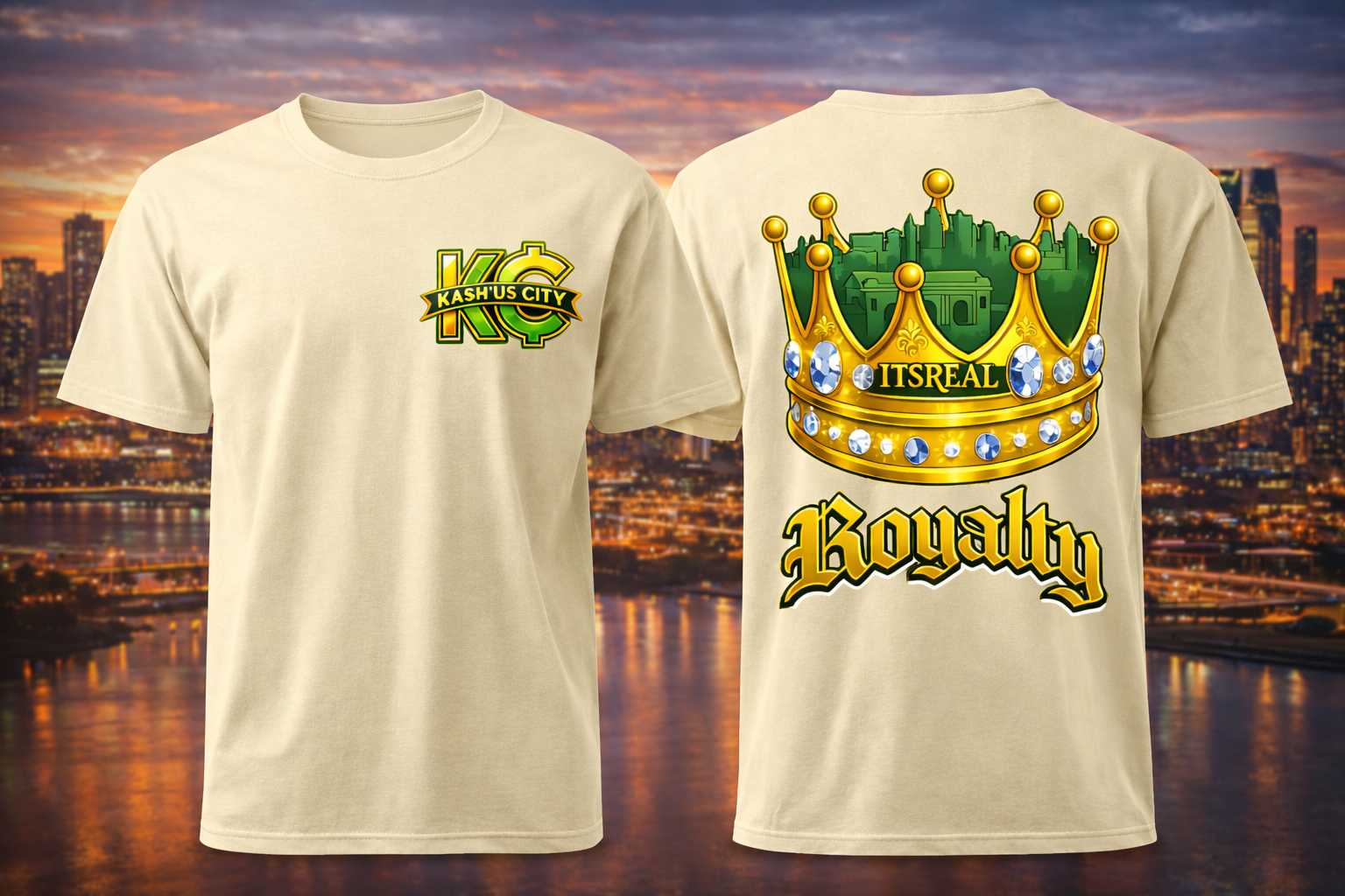 Men's Kash'Us City Royalty Tee