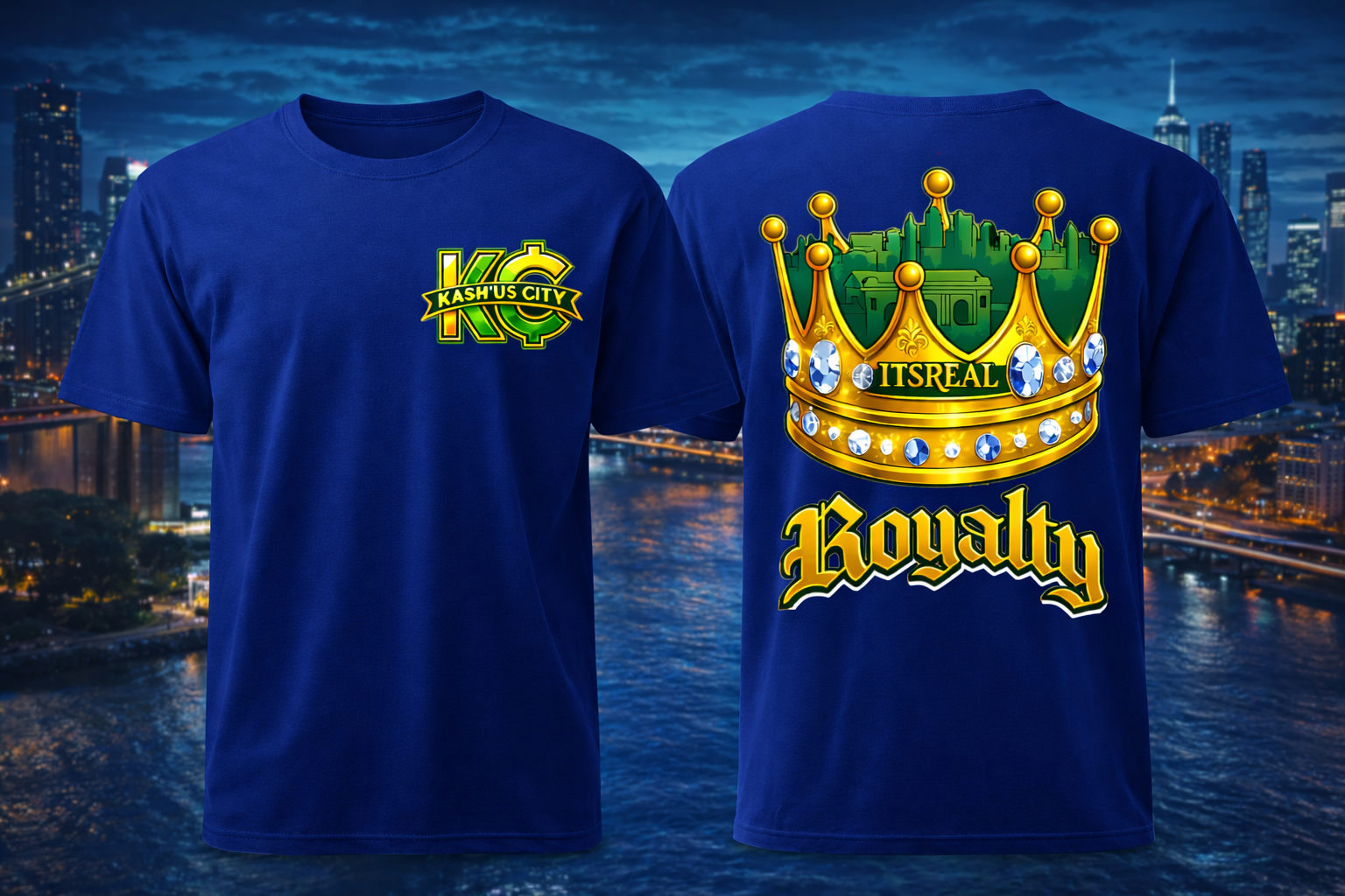 Men's Kash'Us City Royalty Tee